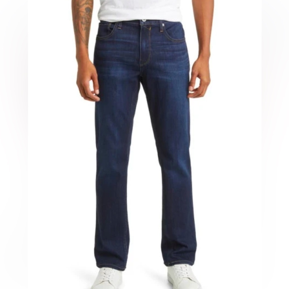 Men’s Paige Transcend Lennox Slim Jean In Kason - Size 33 - Inseam 31.5